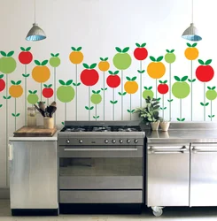 Wall decorations for kitchen interior