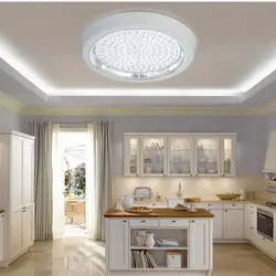 LED lamps in the kitchen interior