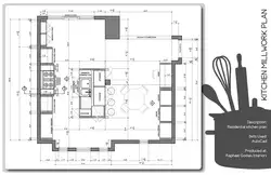 Kitchen design with island dimensions
