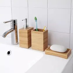 Soap dish in the bathroom interior