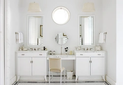 Bathroom design with vanity
