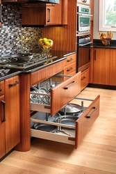 Kitchens with drawers photos