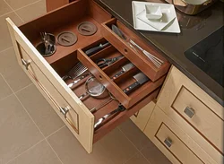 Kitchens with drawers photos