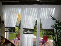 Curtains for the loggia 6 photos