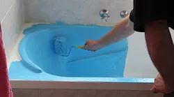 Резиновая краска для ванной комнаты фото