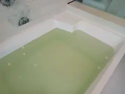 Наливной уголок на ванну фото