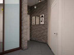 Koridor yüngül fotoşəkil üçün divar kağızı kərpic