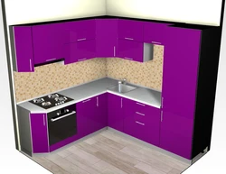 Kitchen Right Corner Design