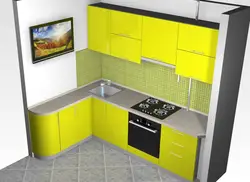 Kitchen Right Corner Design