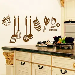 Drawings for the kitchen on the wall photo