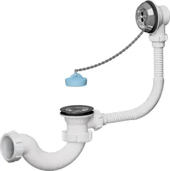 Bathroom siphon with overflow photo