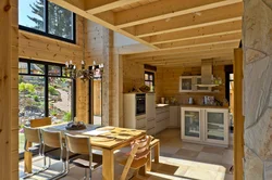 Frame house kitchen design