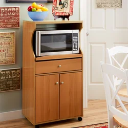 Microwave cabinets for the kitchen photo