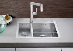 Photo of a built-in sink in the kitchen