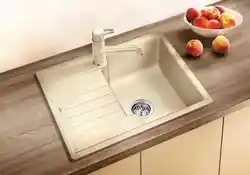 Фото встроенной раковины на кухне