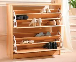 Photo of a shoe rack for the hallway with your own hands
