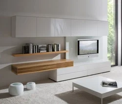 Console in the living room in a modern style photo