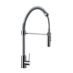 Kitchen faucet with flexible spout photo