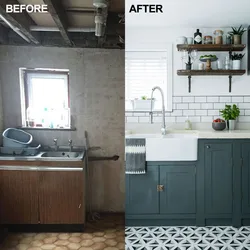 How to make a new one from an old kitchen with your own hands photo