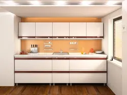 Кухни с горизонтальными верхними шкафами фото