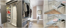 Dressing Room Design With Ironing Board