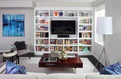 Book Racks In The Living Room Photo
