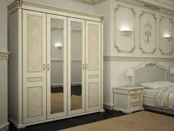 Bedroom Wardrobes In Classic Style Photo