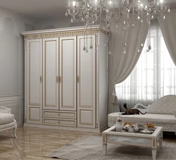 Bedroom wardrobes in classic style photo