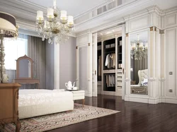 Bedroom wardrobes in classic style photo