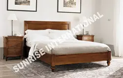 Solid Wood Bedroom Bed Photo