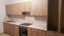 Malaga countertop in the kitchen interior