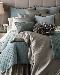 Photo Of Pillows In The Bedroom Interior Photo