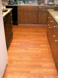 Install laminate flooring in the kitchen photo