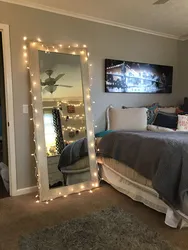 Photo of mirrors with shelves for the bedroom