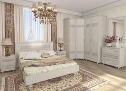Photo of bedroom sets with corner wardrobe