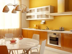 Warm Colors In The Kitchen Interior