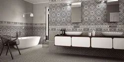 Плитка для ванной с орнаментом фото