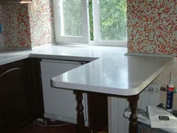 Стол из столешницы фото для кухни