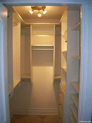 Hallway in Khrushchev with storage room design