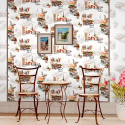Non-Woven Washable Kitchen Wallpaper For Walls Photo