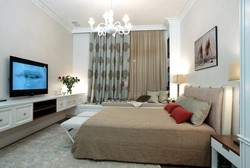 Bedroom Design With Tv By The Window