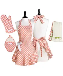 Photo of a beautiful apron for the kitchen with your own hands