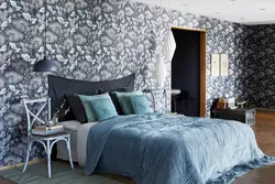 Wallpaper Feathers Bedroom Design