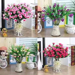 Artificial Flowers In The Kitchen Interior