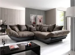 Modular Sofa In The Living Room Interior