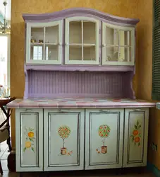 Покрасить мебель на кухне фото