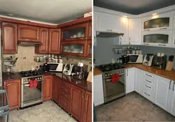 Repaint the kitchen a different color with your own hands photo