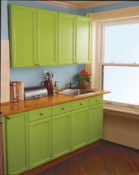 Repaint The Kitchen A Different Color With Your Own Hands Photo