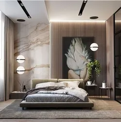 Bedroom wall design porcelain tiles