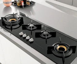 Gas Hob Photo In The Kitchen